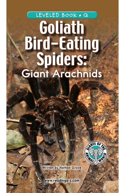 Goliath Bird Eating Spiders Giant Arachnids绘本故事第2页