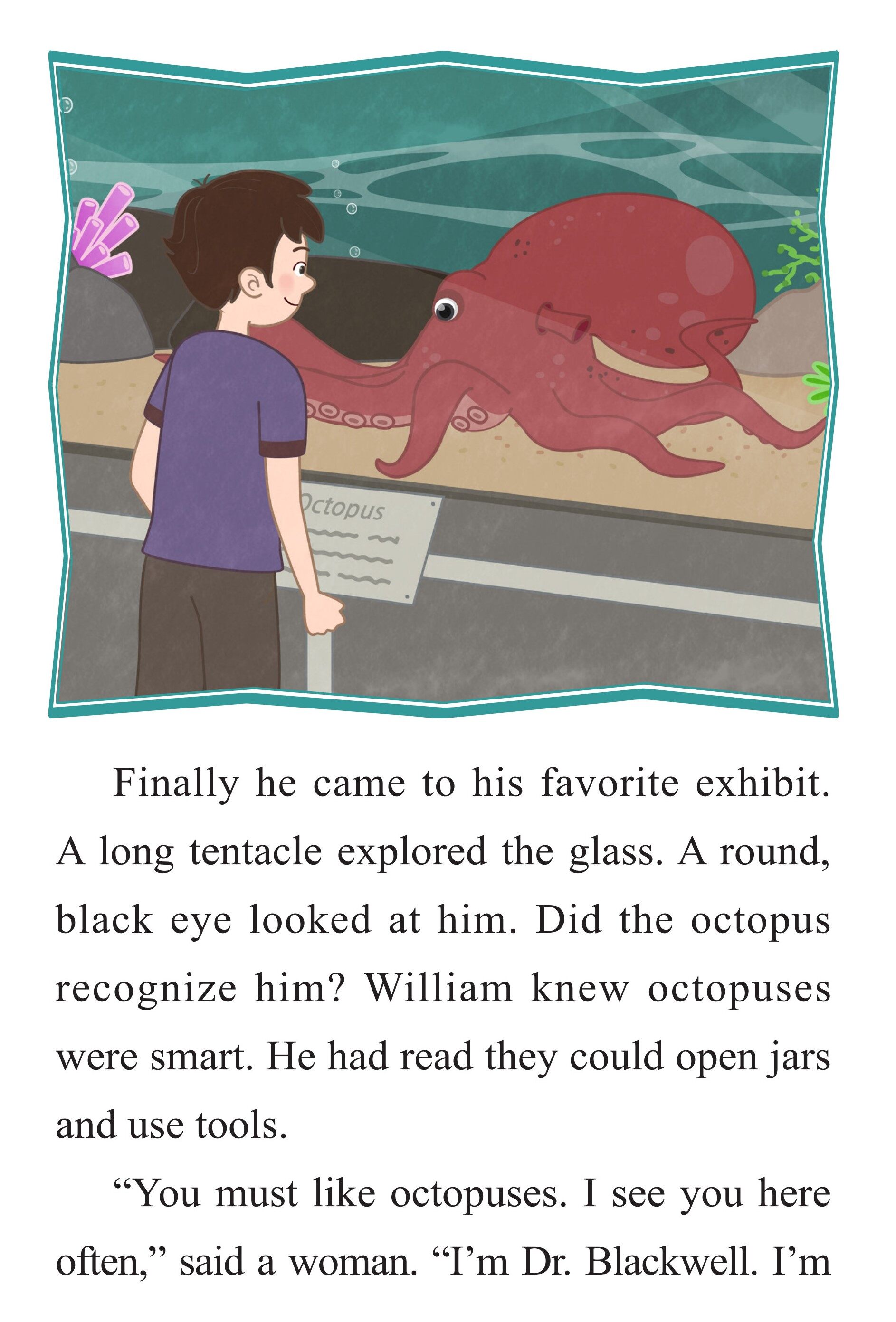 William and the Octopus绘本故事第4页