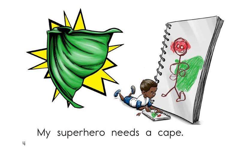 Make a Superhero!绘本故事第4页