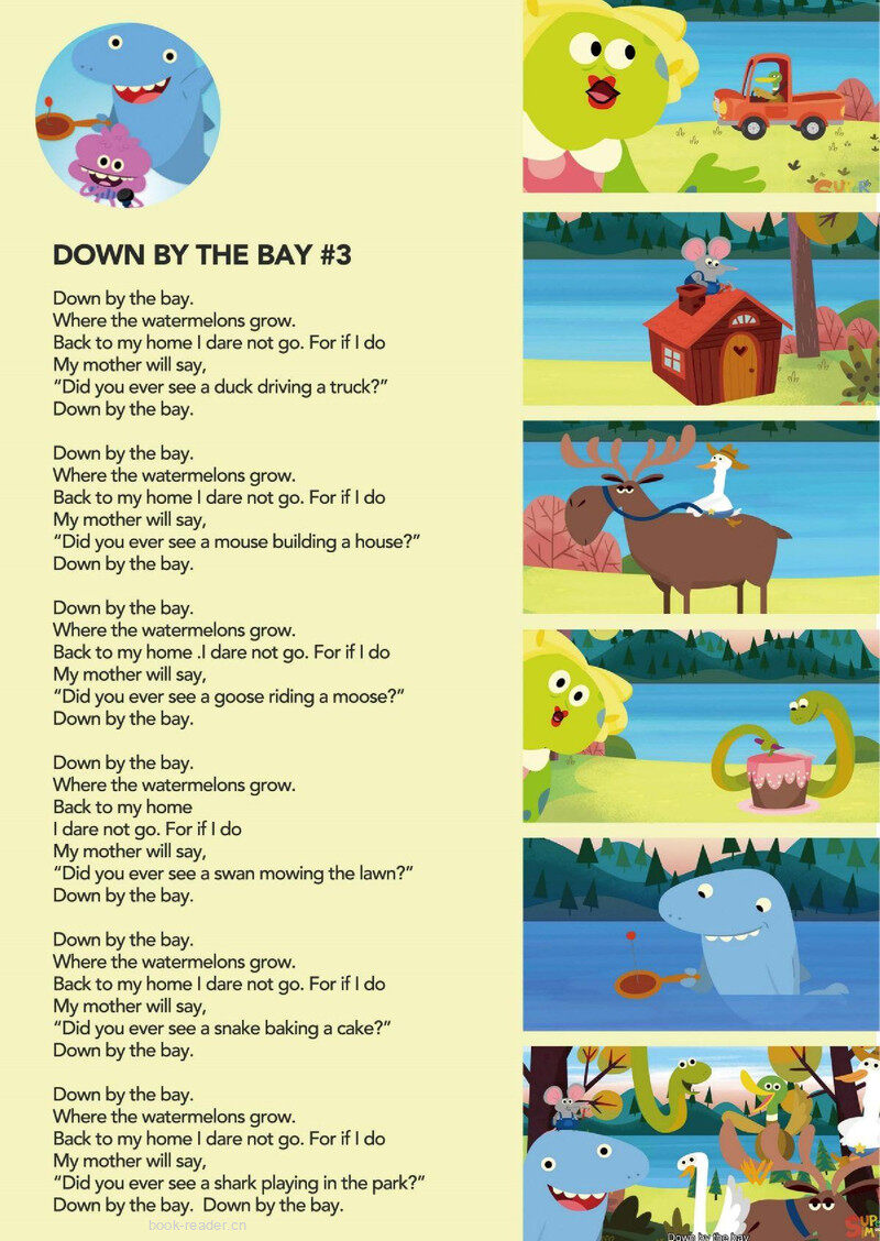 Down By The Bay #3绘本故事第2页