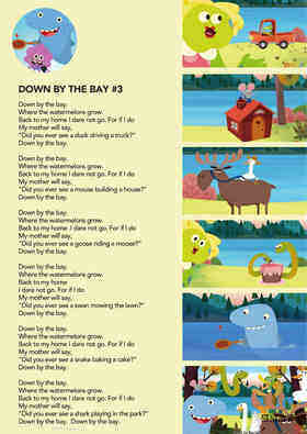 Down By The Bay #3绘本故事第2页