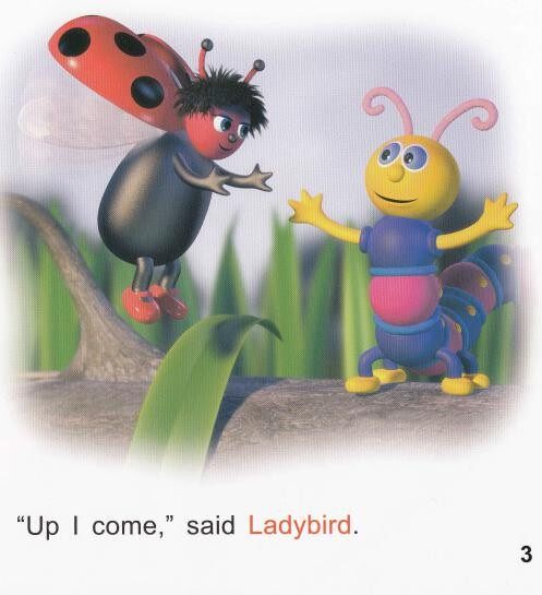 Curly and the log绘本故事第4页