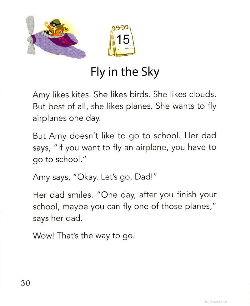Fly in the Sky绘本故事第2页