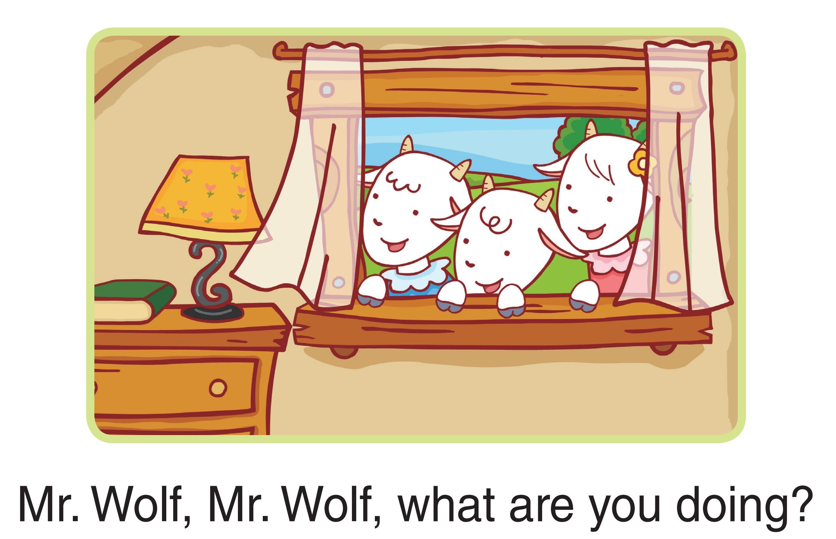 Mr. Wolf, Mr. Wolf绘本故事第4页