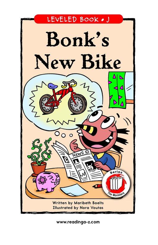 Bonk's New Bike绘本故事第2页
