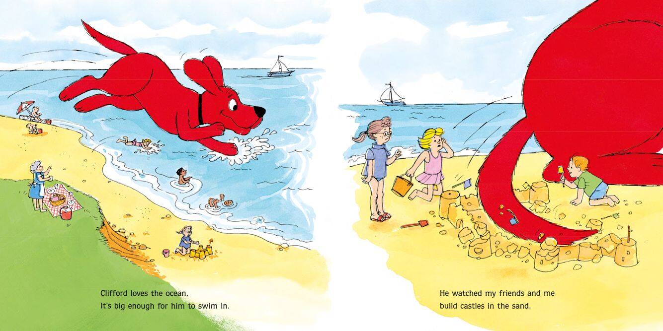 Clifford and The Big Storm绘本故事第4页