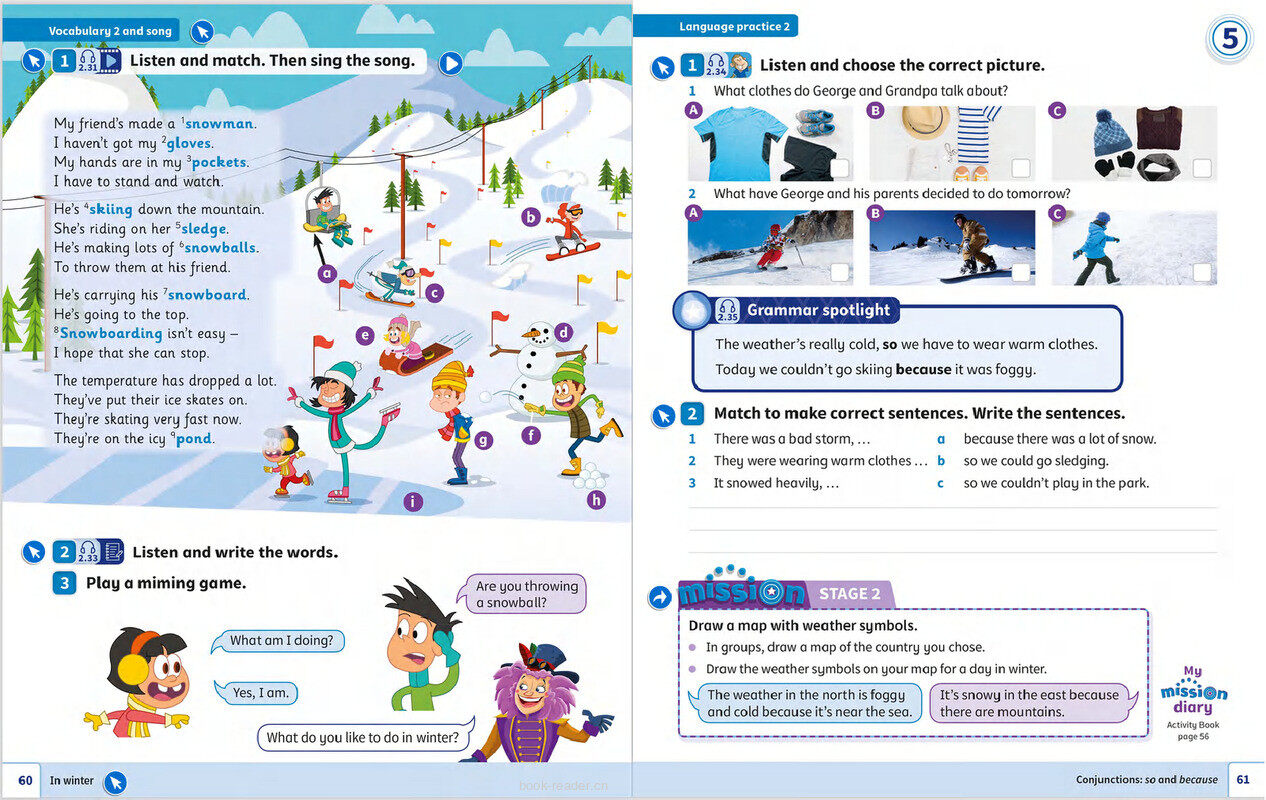 05 Let it snow!绘本故事第4页