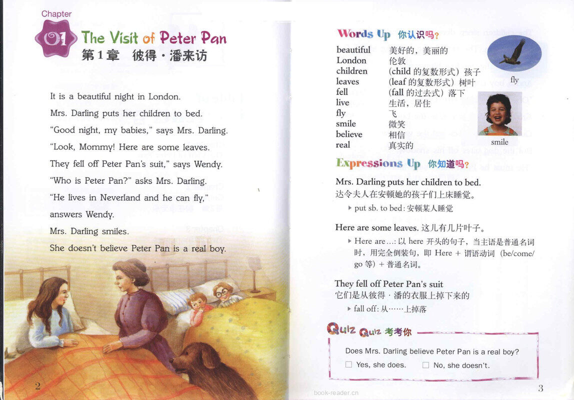 Peter Pan 彼得潘 绘本故事第3页