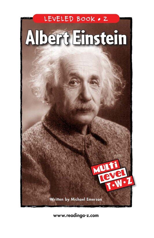 Albert Einstein绘本故事第2页