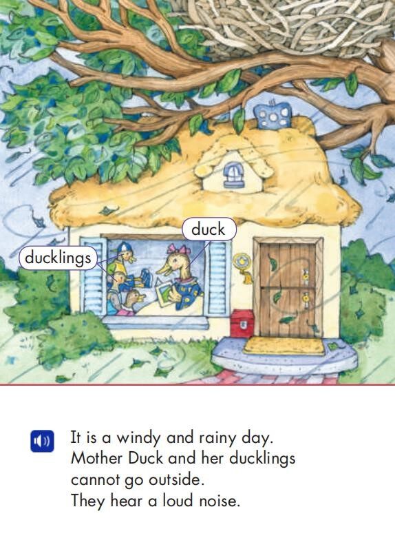 Mother Duck and Baby Crow绘本故事第3页