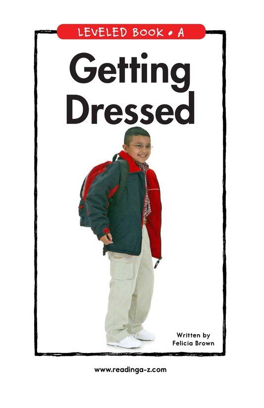 Getting Dressed绘本故事第2页