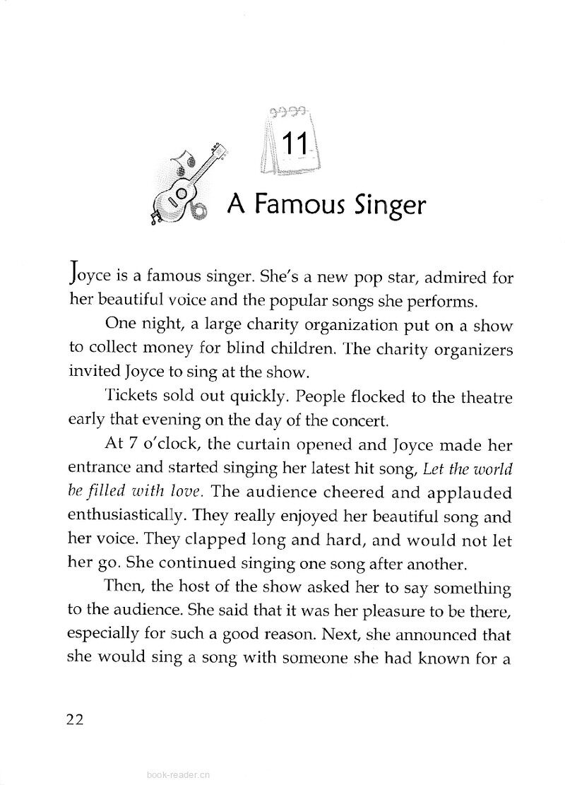 A Famous Singer绘本故事第2页