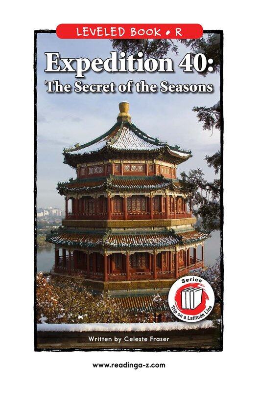 Expedition 40 The Secret of the Seasons绘本故事第2页
