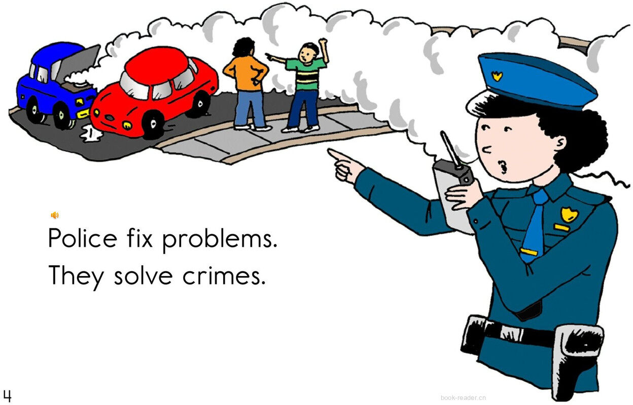 Police Officers	绘本故事第4页