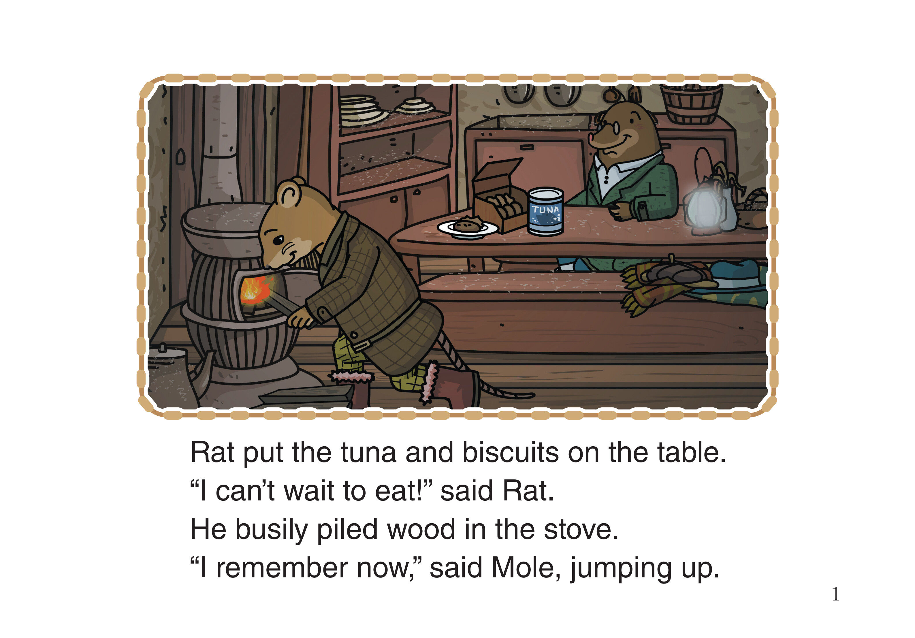 Dinner at Mole's House绘本故事第3页