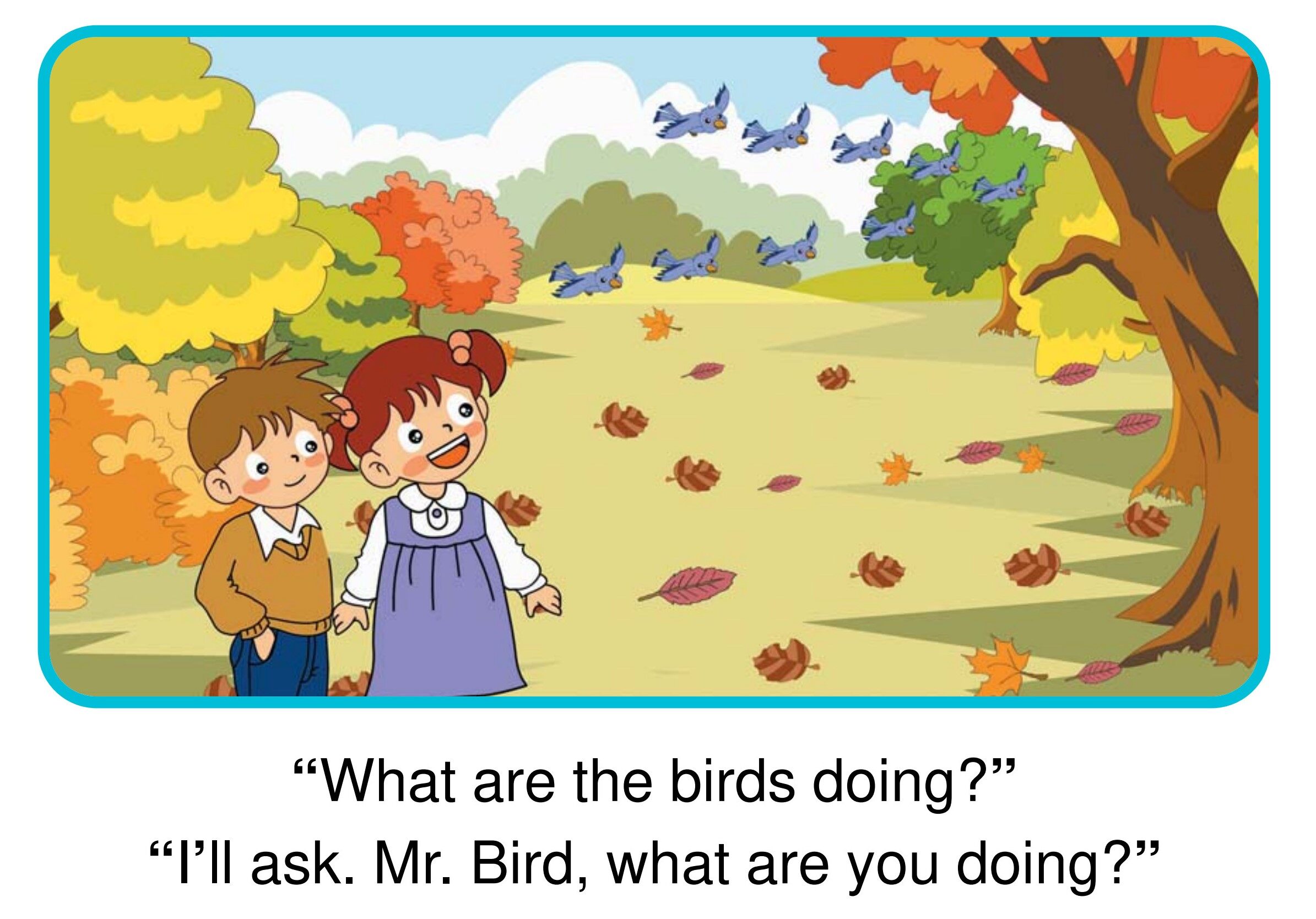 One Fall Day绘本故事第5页