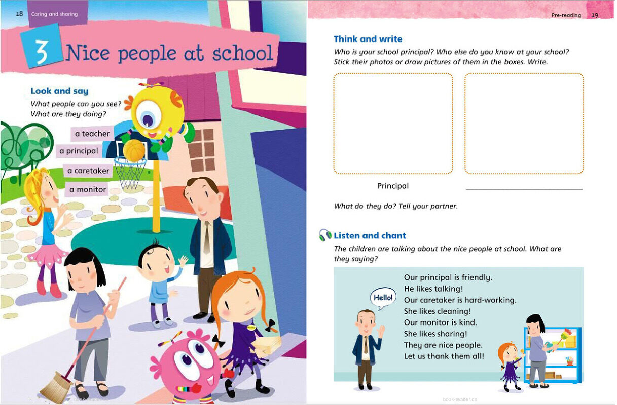3B Unit 3 Nice people at school.绘本故事第2页