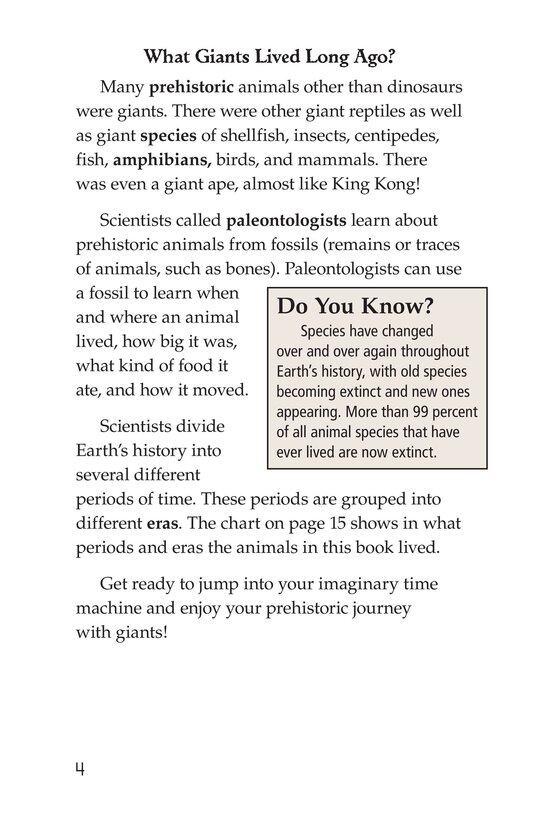 Prehistoric Giants (Other Than Dinosaurs)绘本故事第3页