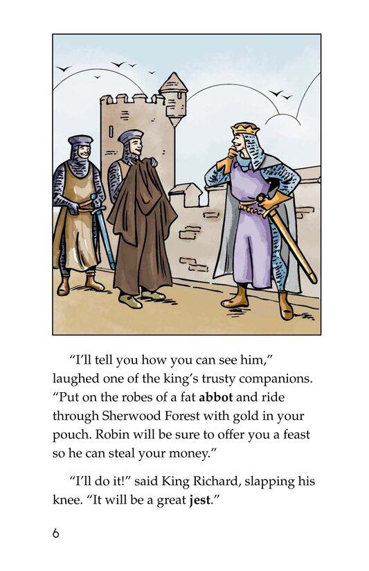Robin Hood and the King绘本故事第5页