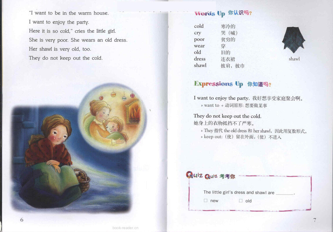 The Little Match Girl 卖火柴的小女孩 绘本故事第5页