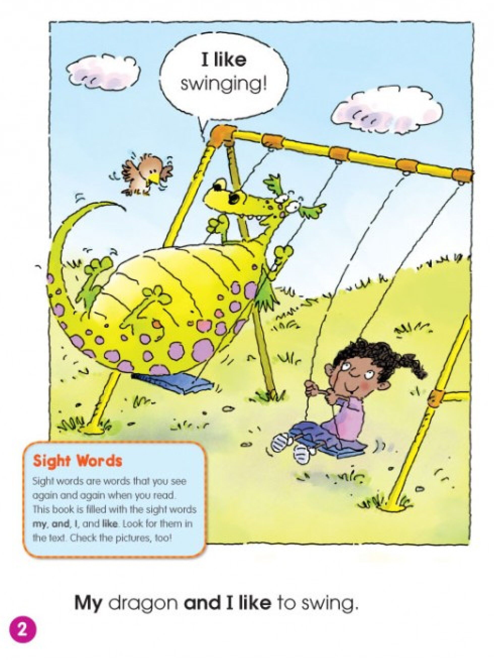 My Dragon and I绘本故事第2页