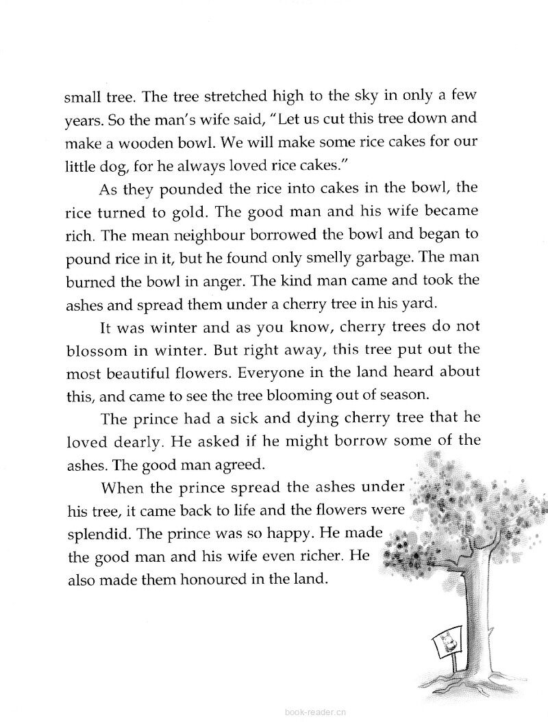 The Dog and the Cherry Blossom绘本故事第3页