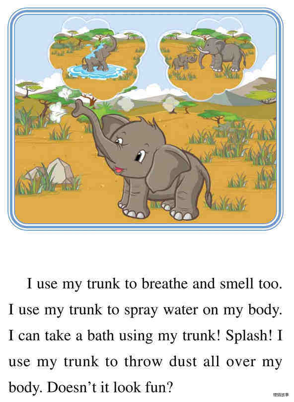 The Baby Elephant绘本故事第5页