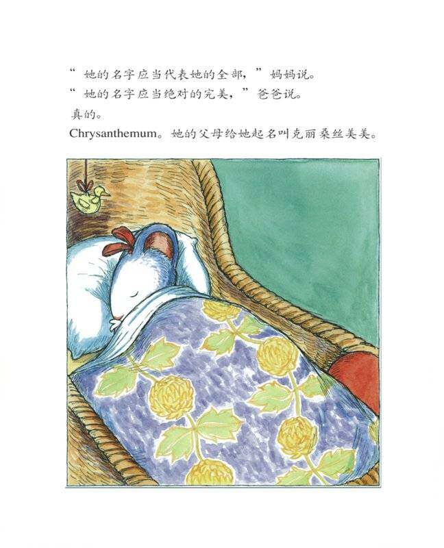 我的名字克丽桑丝美美菊花绘本故事第3页