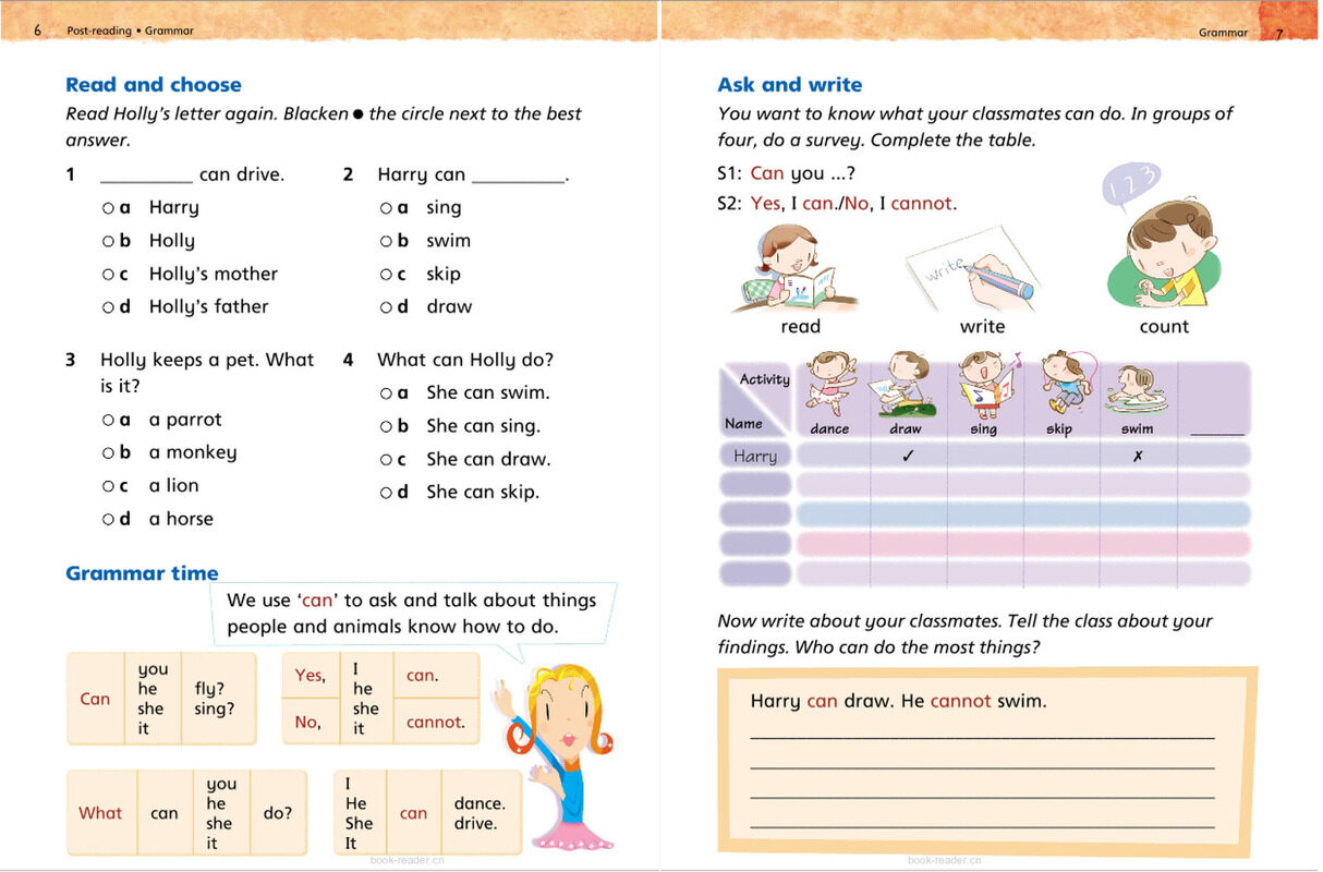 1B Unit 1 I can sing绘本故事第4页