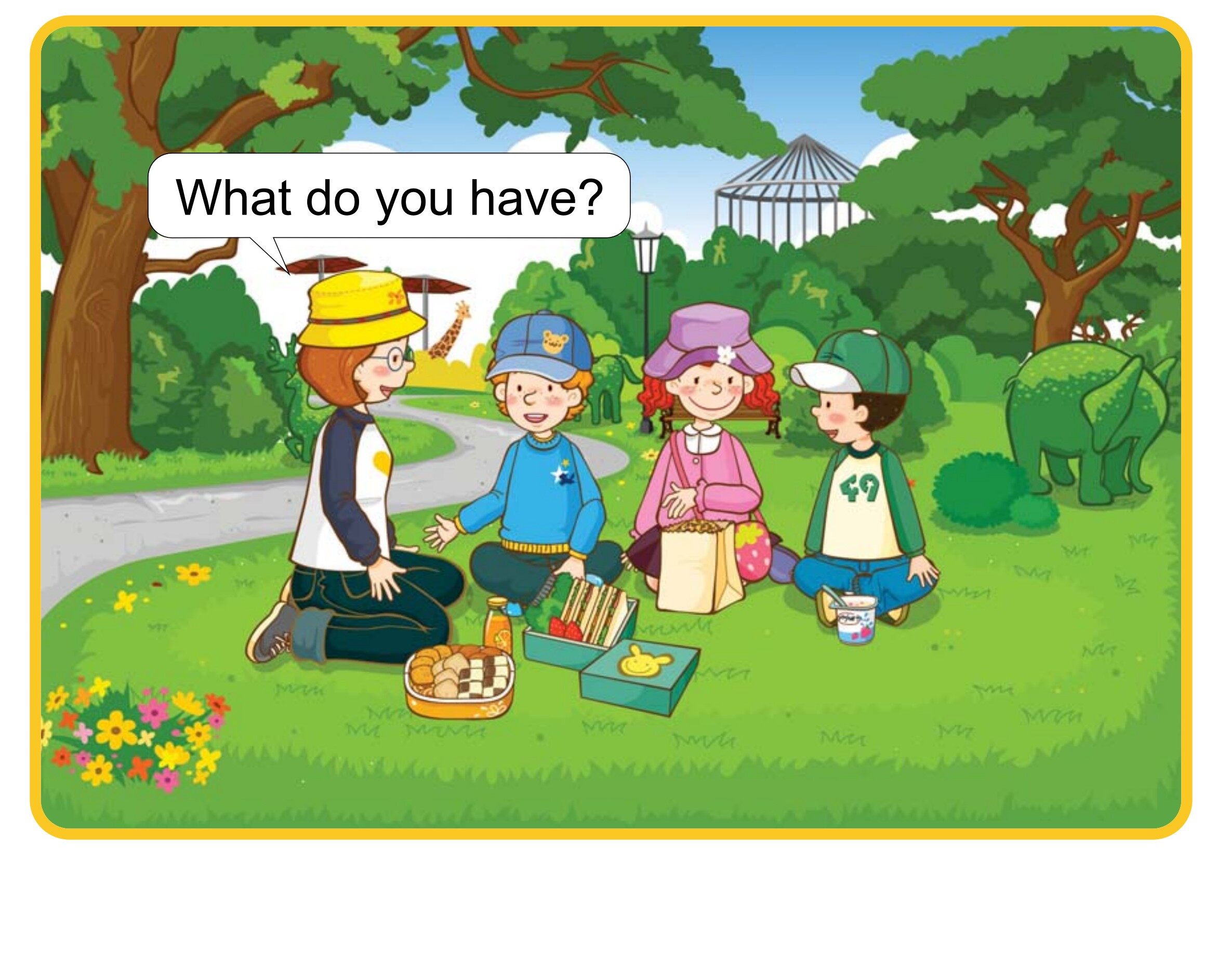 What Do You Have?绘本故事第2页