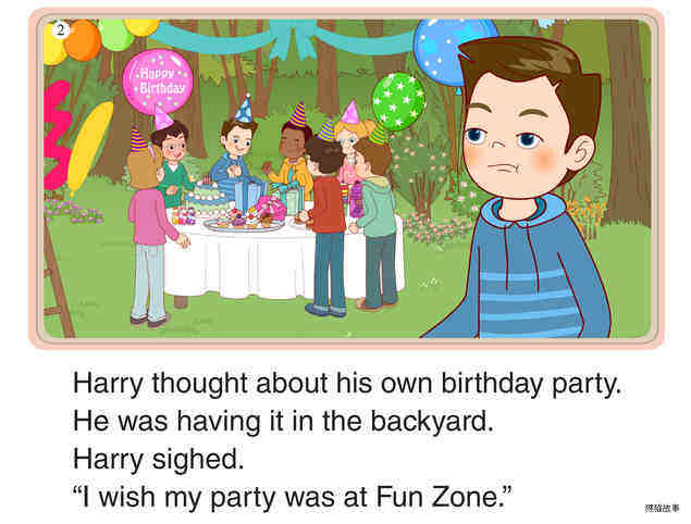 The Birthday Party绘本故事第3页