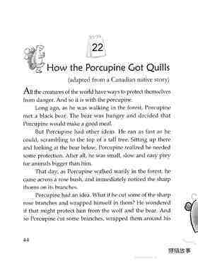 How the Porcupine Got Quills绘本故事第2页