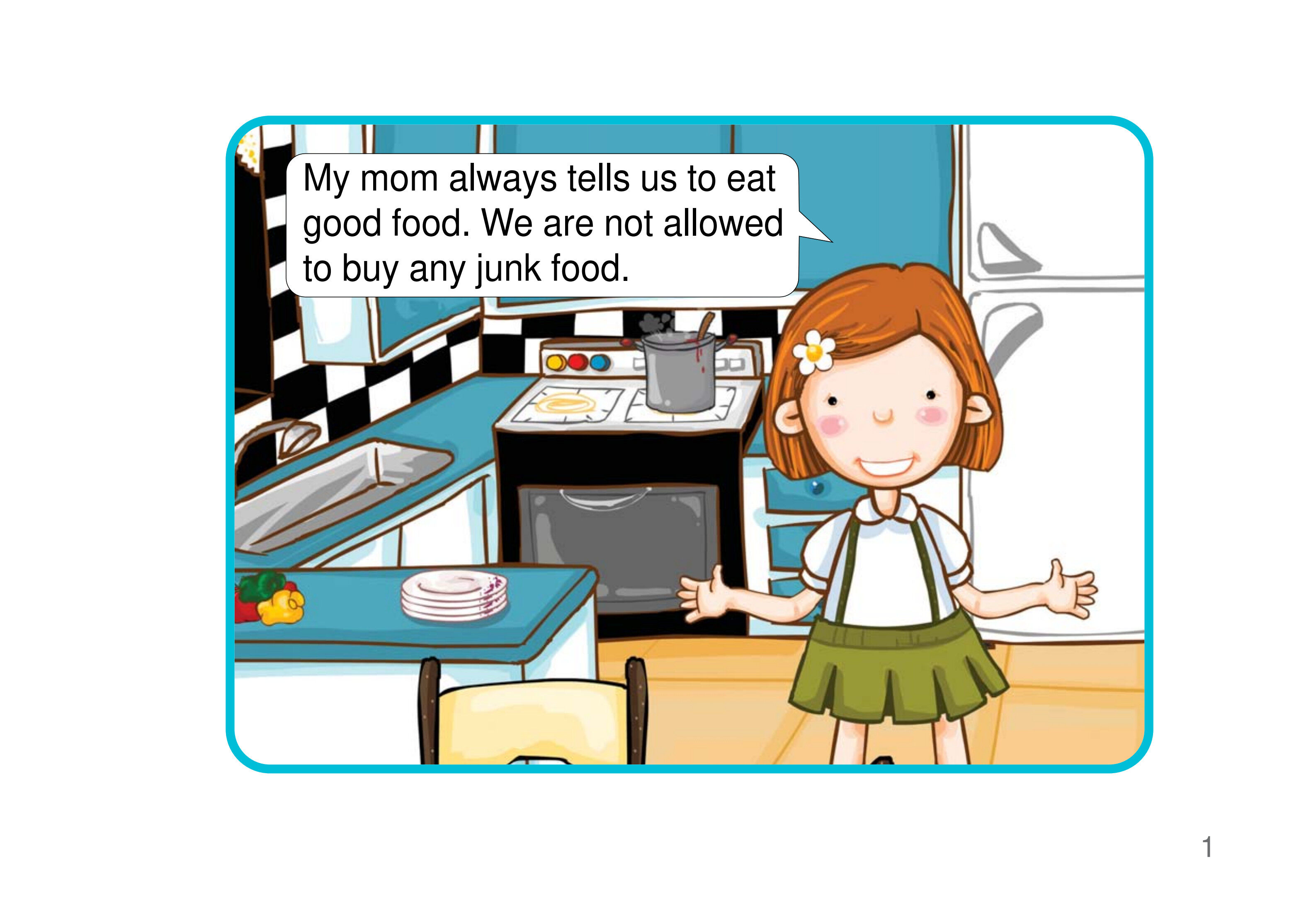 A Special Lunch绘本故事第2页