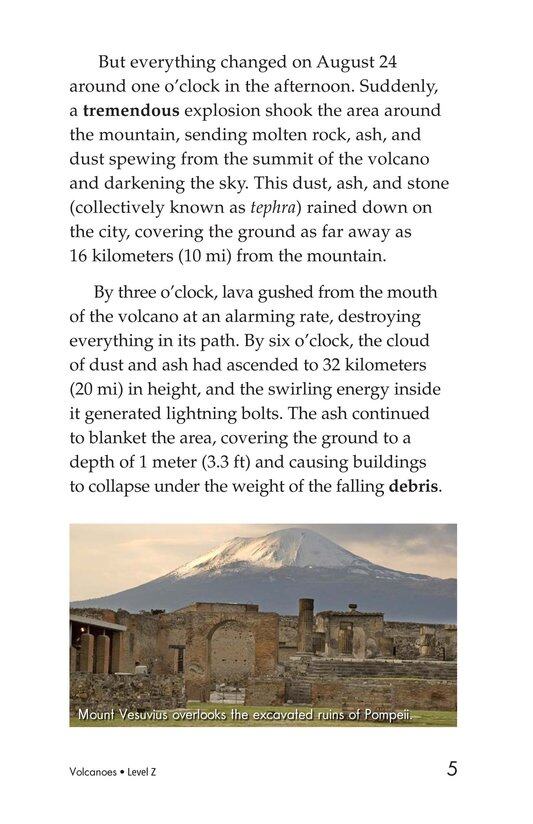 Volcanoes绘本故事第4页