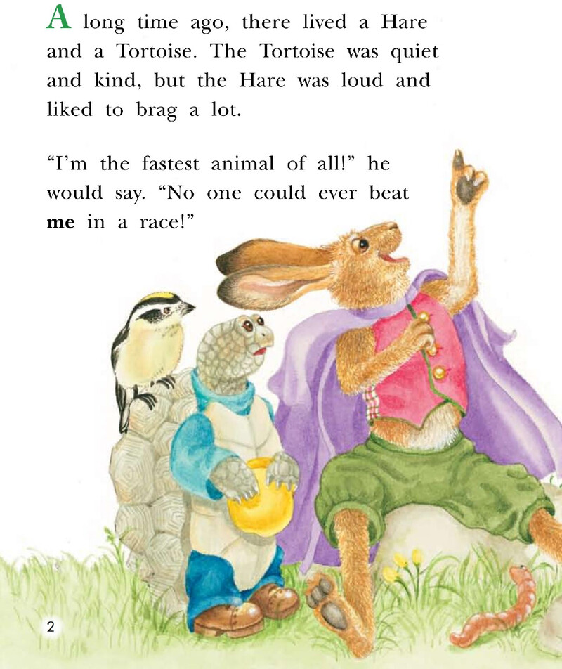 The Hare And The Tortoise绘本故事第3页