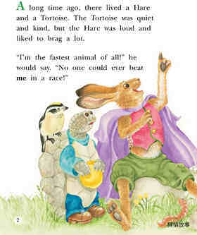 The Hare And The Tortoise绘本故事第3页