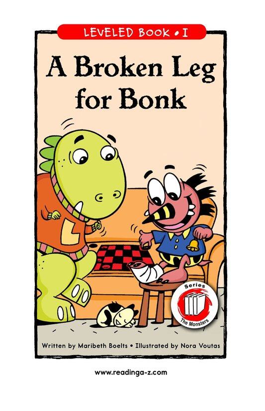A Broken Leg for Bonk绘本故事第2页