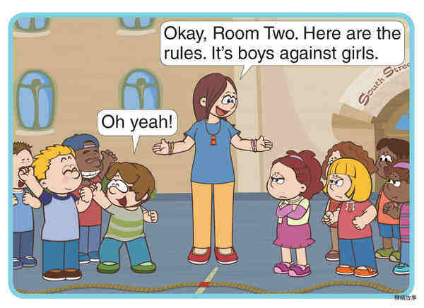 Boys Against Girls绘本故事第3页