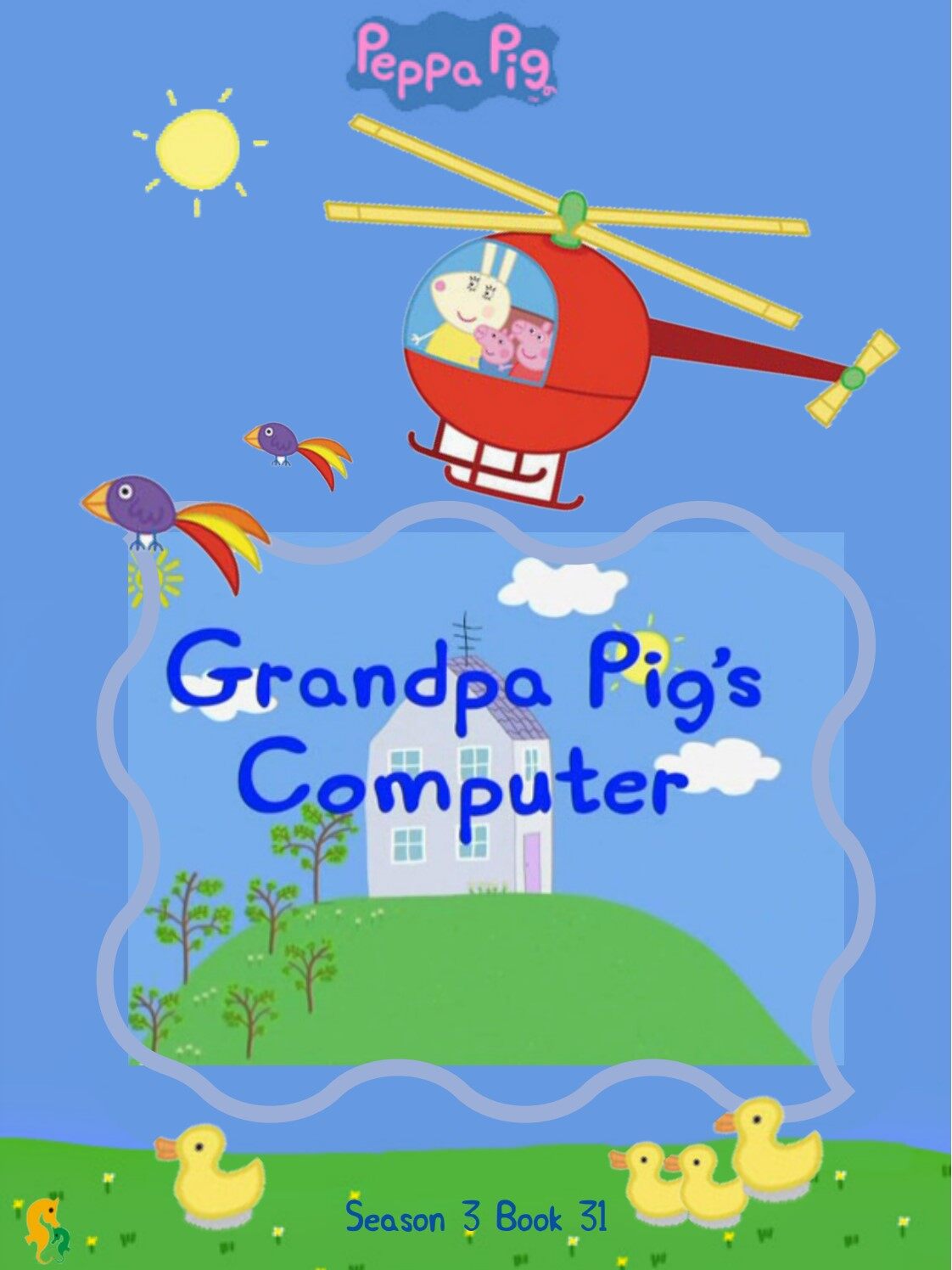 Grandpa pig's computer绘本故事第2页