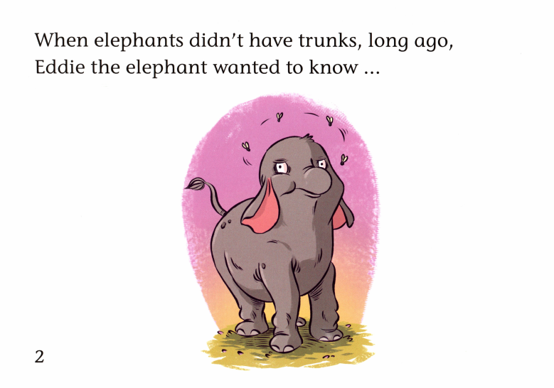 How the Elephant Got His Trunk绘本故事第3页