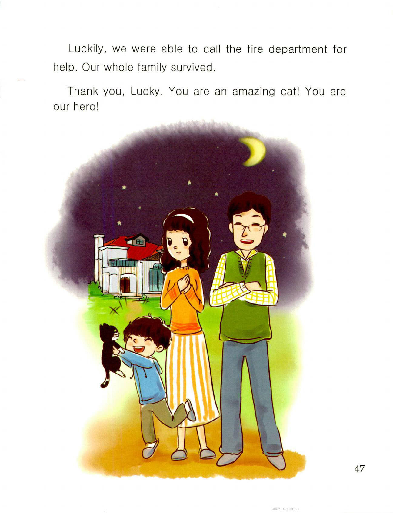 Lucky, the Hero绘本故事第3页