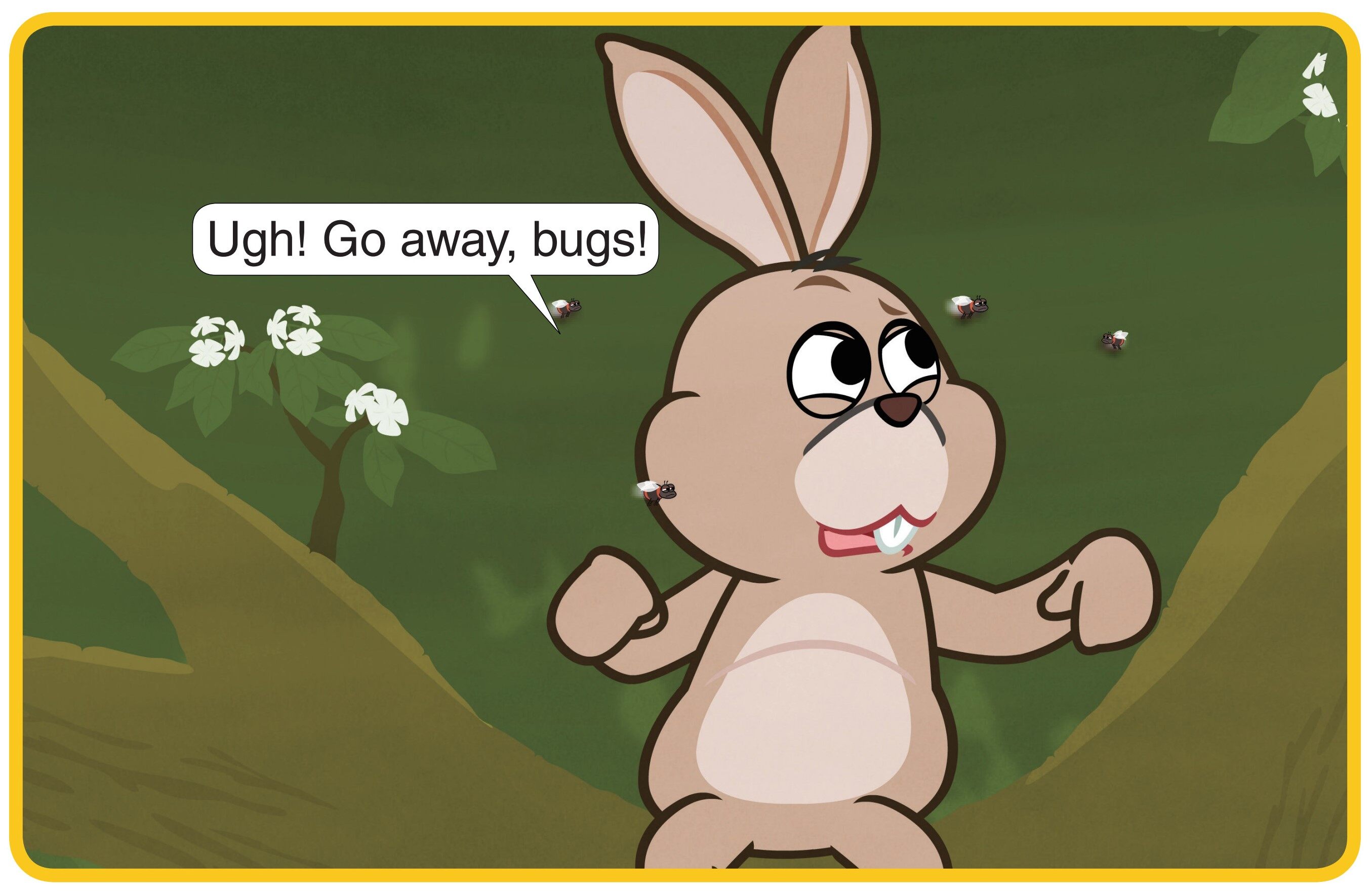 Go Away, Bugs!绘本故事第5页