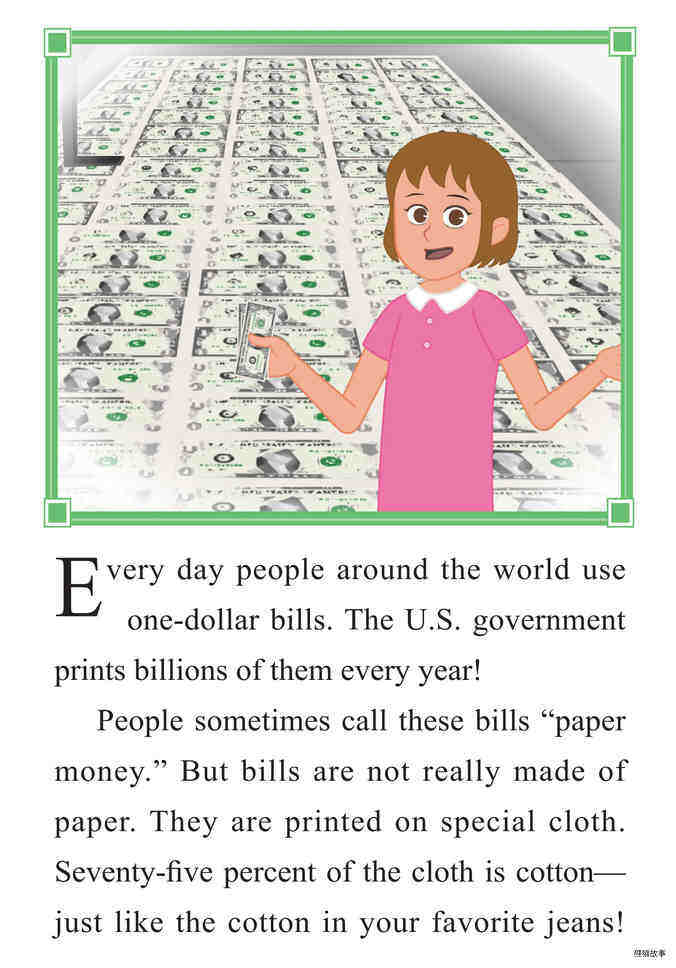 The Hard Life of Dollar Bills绘本故事第2页