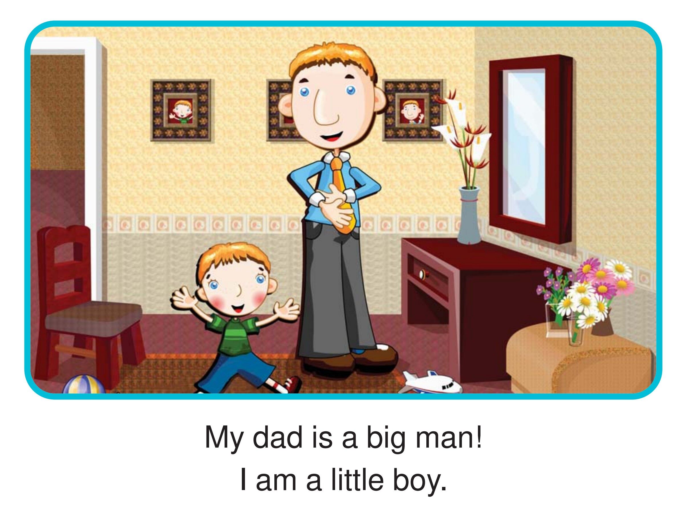 Just Like Dad绘本故事第2页