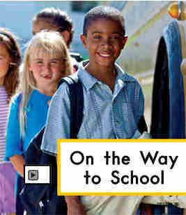 On the way to school