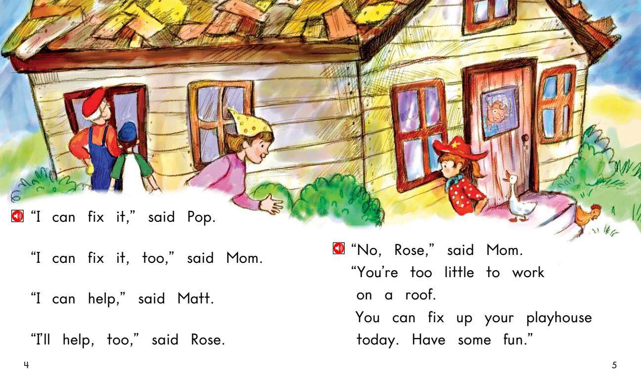 The New Roof绘本故事第4页