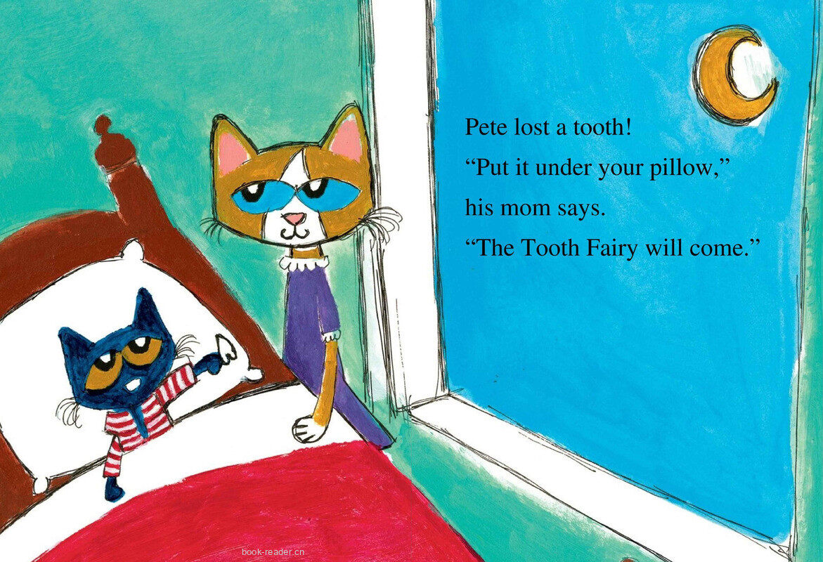 Pete the Cat  and the Lost Tooth绘本故事第3页