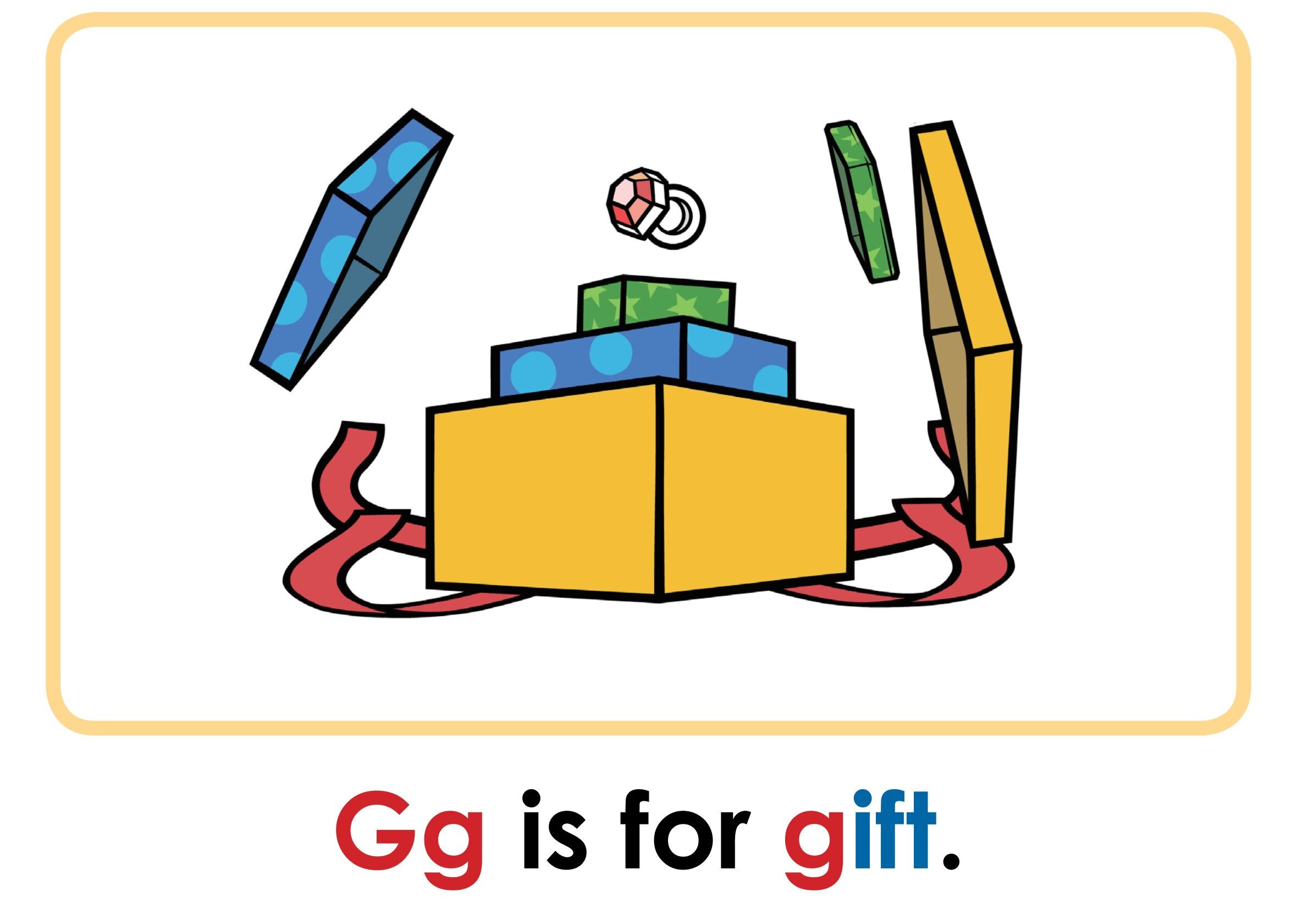 Letter Gg绘本故事第4页