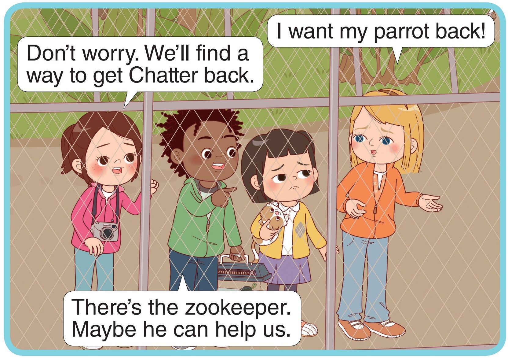 Time to Eat!绘本故事第2页