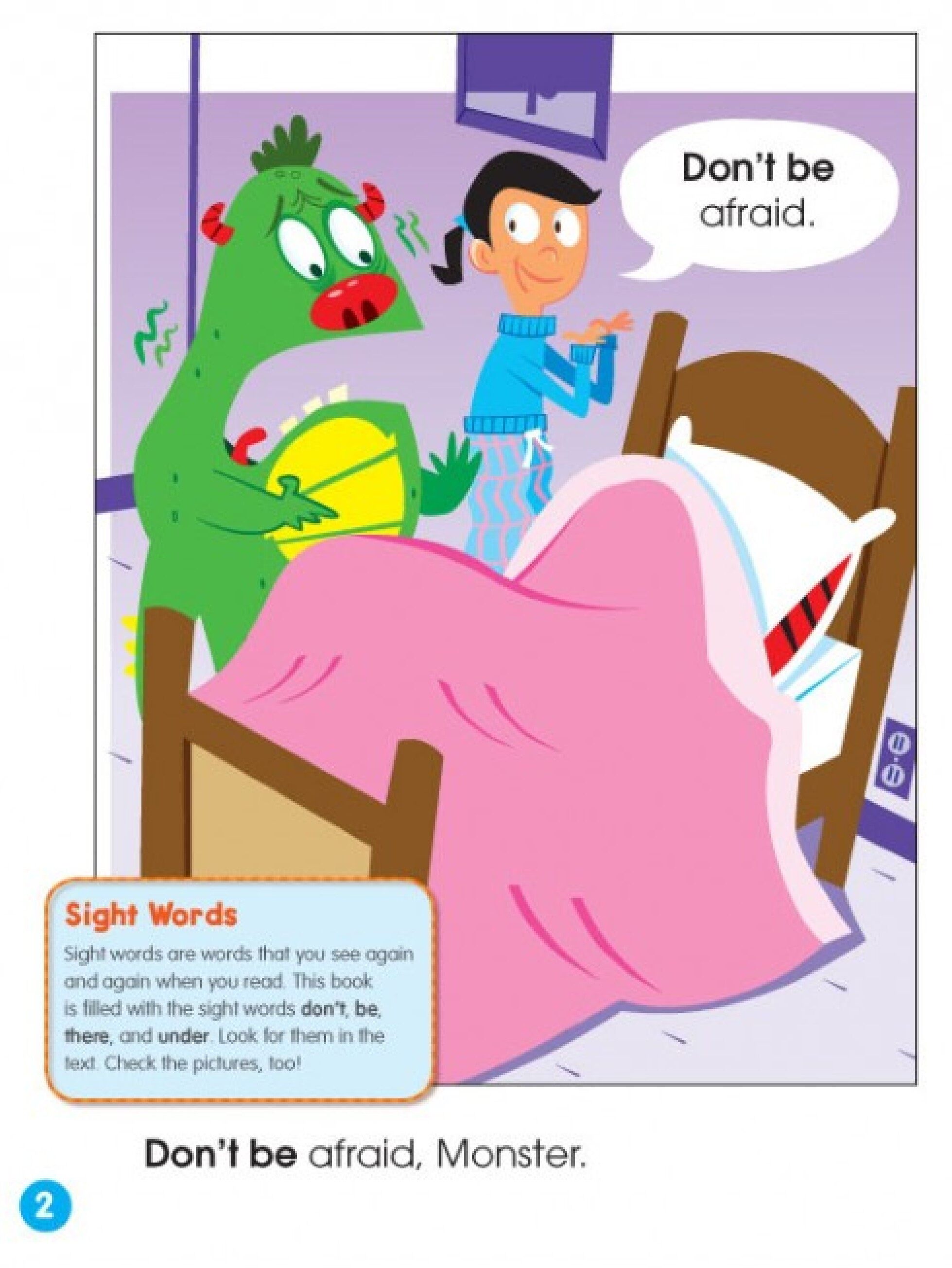 Don't Be Afraid, Monster绘本故事第2页